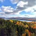 Vue du Lac Trois Saumons